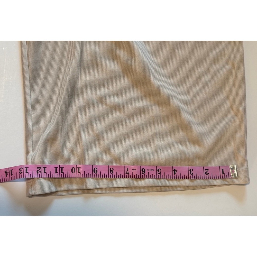Halara Wide Leg Waffle Work Trousers High Waist Dress Work Pants XXL Cream 1X - Picture 14 of 16
